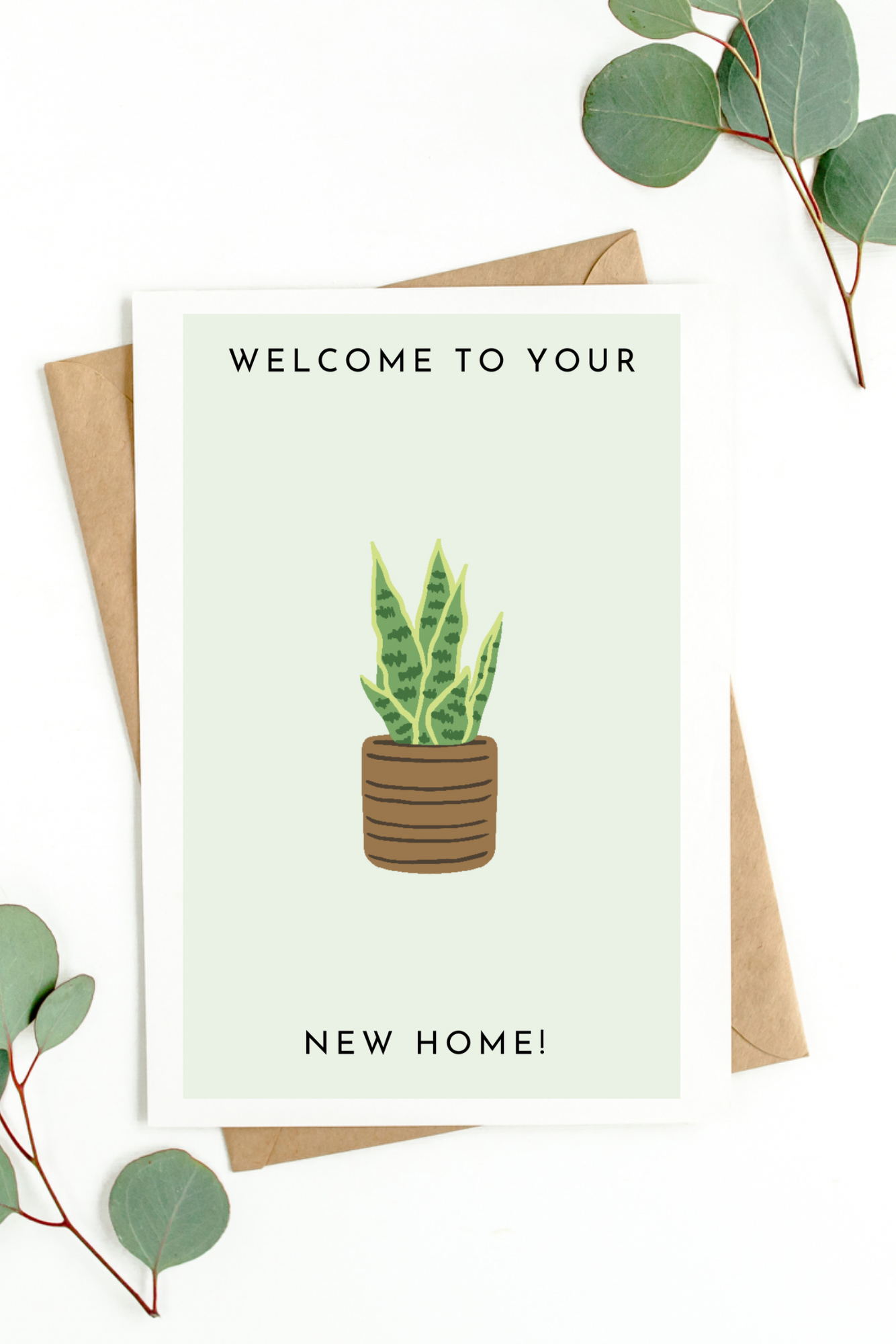 New home greeting card