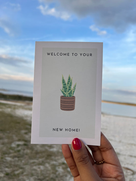 New home greeting card