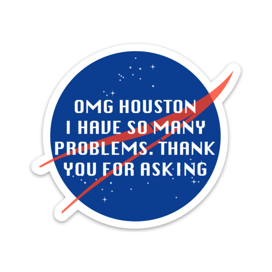 OMG Houston Sticker