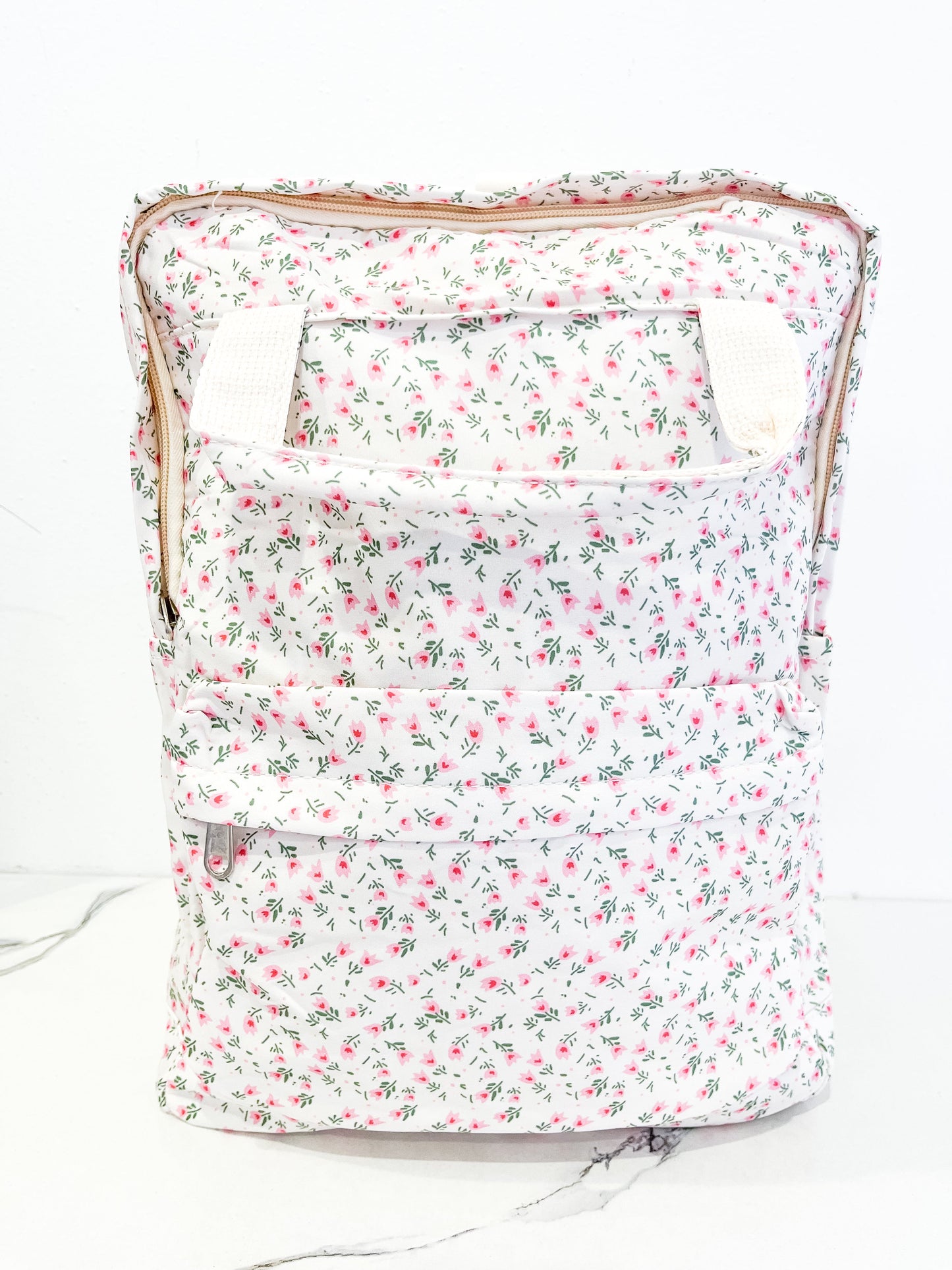 Tulip Floral Print Backpack