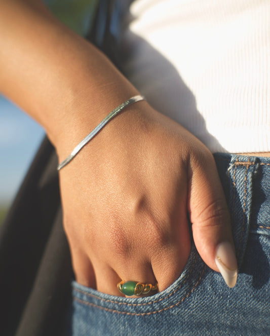 Silver me up bracelet